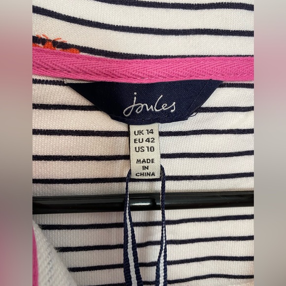 Joules Quarter Zip Sweater in Pip Print - Picture 4 of 7